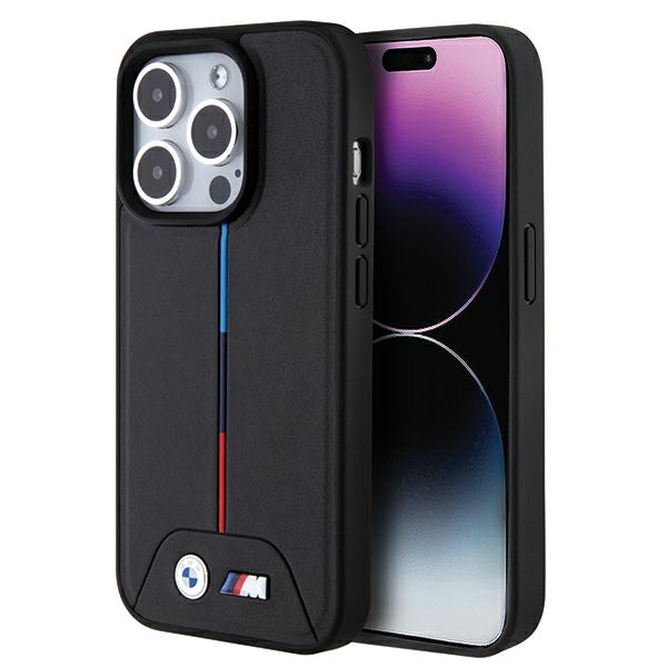 BMW BMHMP15L22PVTK Black Hardcase Quilted Tricolor MagSafe iPhone 15 Pro Tok