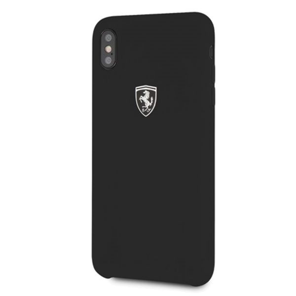 Ferrari Hardcase FEOSIHCI65BK Black Silicone Off Track iPhone XS Max Tok