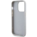 Guess GUHCP15LPS4DGPS Silver Hardcase Strass Metal Logo iPhone 15 Pro Tok
