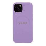 Guess GUHMP15MPSAHMCU Purple Hardcase Saffiano MagSafe iPhone 15 Plus Tok