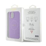 Guess GUHMP15MPSAHMCU Purple Hardcase Saffiano MagSafe iPhone 15 Plus Tok
