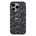 Guess PU Grip Stand G Cube Black iPhone 15 Pro Max Tok