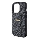 Guess PU Grip Stand G Cube Black iPhone 15 Pro Max Tok
