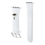 Karl Lagerfeld Karl Head NFT Szíj Apple Watch SE/11/10/9/8/7/6/5/4/3 (42/41/40/38mm) White