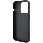 Karl Lagerfeld KLHCP15XGSACHPK Black Hardcase Gripstand Saffiano Choupette Pins iPhone 15 Pro Max Tok