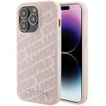 Karl Lagerfeld KLHCP15XPQKPMP Pink Hardcase Quilted K Pattern iPhone 15 Pro Max Tok