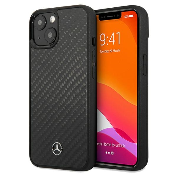 Mercedes MEHCP15SRCABK Black Hardcase Carbon Fiber Dynamic iPhone 15 Tok