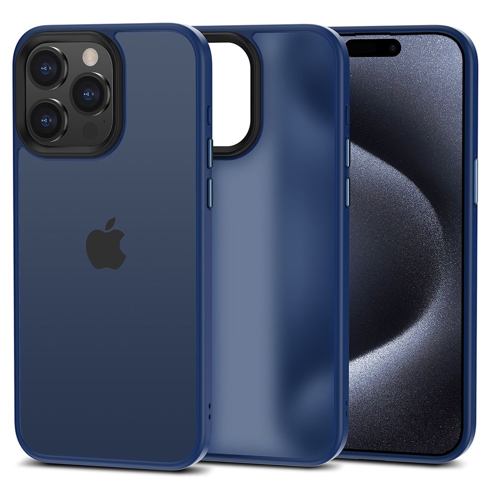 Tech-Protect Magmat Matte Navy iPhone 15 Pro Tok
