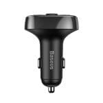 Baseus FM Transmitter T-typed Bluetooth 2xUSB microSD Black