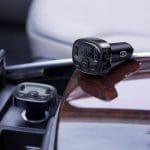 Baseus FM Transmitter T-typed Bluetooth 2xUSB microSD Black