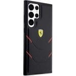 Ferrari FEHCS23LPBAK Black Hardcase Hot Stamp Lines Samsung Galaxy S23 Ultra Tok