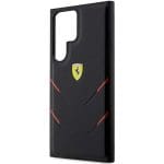 Ferrari FEHCS23LPBAK Black Hardcase Hot Stamp Lines Samsung Galaxy S23 Ultra Tok