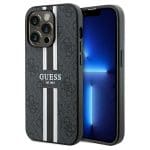 Guess GUHMP15XP4RPSK Black Hardcase 4G Printed Stripes MagSafe iPhone 15 Pro Max Tok