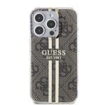 Guess IML 4G Gold Stripe Brown iPhone 15 Pro Max Tok