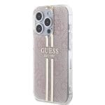 Guess IML 4G Gold Stripe Pink iPhone 15 Pro Max Tok