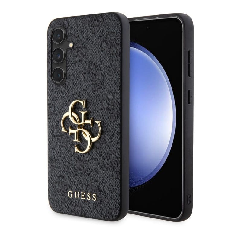 Guess PU 4G Metal Logo Grey Samsung Galaxy S23 Fe Tok