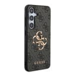Guess PU 4G Metal Logo Grey Samsung Galaxy S24 Plus Tok