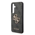 Guess PU 4G Metal Logo Grey Samsung Galaxy S24 Plus Tok