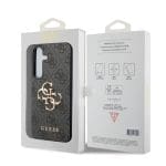 Guess PU 4G Metal Logo Grey Samsung Galaxy S24 Plus Tok