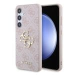 Guess PU 4G Metal Logo Pink Samsung Galaxy S24 Tok