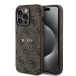 Guess PU Leather 4G Colored Ring MagSafe Brown iPhone 14 Pro Tok