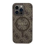 Guess PU Leather 4G Colored Ring MagSafe Brown iPhone 14 Pro Tok