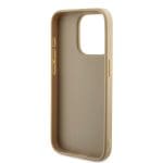 Guess PU Leather Iridescent Metal Script Gold iPhone 15 Pro Max Tok
