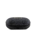 Guess True Wireless 4G PU Metal Logo BT5.3 Stereo Earphones Black