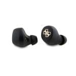 Guess True Wireless 4G PU Metal Logo BT5.3 Stereo Earphones Pink