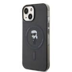Karl Lagerfeld KLHMP14SHFCKNOK Black Hardcase IML Ikonik MagSafe iPhone 14 Tok