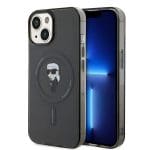 Karl Lagerfeld KLHMP14SHFCKNOK Black Hardcase IML Ikonik MagSafe iPhone 14 Tok