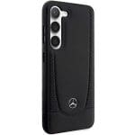 Mercedes MEHCS23FEARMBK Black Hardcase Leather Urban Samsung Galaxy S23 Fe Tok