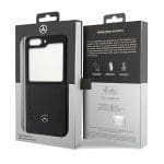 Mercedes MEHCZF5ARMBK Black Hardcase Leather Urban Samsung Galaxy Z Flip 5 Tok