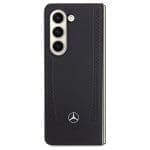 Mercedes MEHCZFD5ARMBK Black Hardcase Leather Urban Samsung Galaxy Z Fold 5 Tok