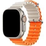 Ocean Szíj Apple Watch SE/11/10/9/8/7/6/5/4/3 (42/41/40/38mm) Orange Starlight