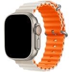 Ocean Szíj Apple Watch SE/11/10/9/8/7/6/5/4/3 (42/41/40/38mm) Orange Starlight