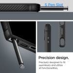 Spigen Rugged Armor Matte Black Samsung Galaxy S24 Ultra Tok