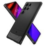 Spigen Rugged Armor Matte Black Samsung Galaxy S24 Ultra Tok