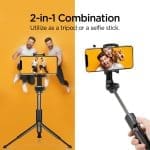 Spigen S540W Bluetooth Selfie Stick Tripod Black