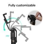 Spigen S540W Bluetooth Selfie Stick Tripod Black