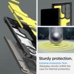 Spigen Tough Armor Gunmetal Samsung Galaxy S24 Ultra Tok