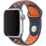 Sport Szíj Apple Watch SE/11/10/9/8/7/6/5/4/3 (42/41/40/38mm) Blue Flame