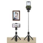 Tech-Protect L01S Bluetooth Selfie Stick Tripod Black