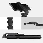 Tech-Protect L01S Bluetooth Selfie Stick Tripod Black