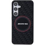 AMG AMHMS24M23SMRK Black Hardcase Silicone Carbon Pattern MagSafe Samsung Galaxy S24 Plus Tok