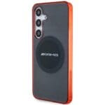 AMG AMHMS24S23HBCK Black Hardcase Transparent Bicolor MagSafe Samsung Galaxy S24 Tok