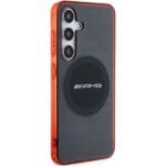 AMG AMHMS24S23HBCK Black Hardcase Transparent Bicolor MagSafe Samsung Galaxy S24 Tok