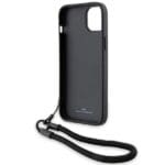 BMW BMHCP15S23RMRLK Black Hardcase Signature Leather Wordmark Cord iPhone 15 Tok