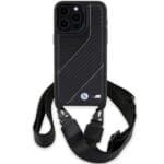 BMW BMHCP15X23PSCCK Black Hardcase M Edition Carbon Stripe & Strap iPhone 15 Pro Max Tok