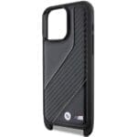 BMW BMHCP15X23PSCCK Black Hardcase M Edition Carbon Stripe & Strap iPhone 15 Pro Max Tok